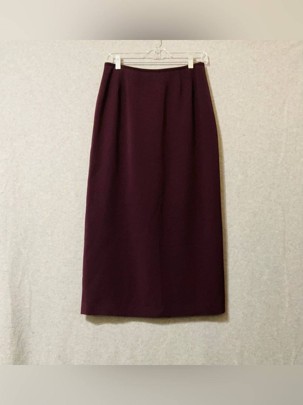 Kasper Plum Maxi Pencil Skirt SZ 8P